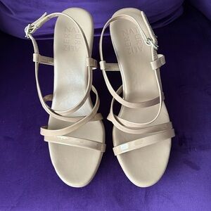 Sexy Strappy Nude Luisa Naturalizer Sz.M